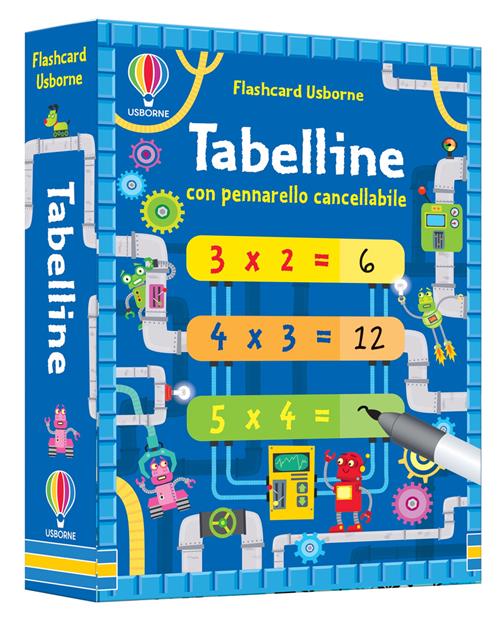 Tabelline. Flashcard. Con gadget - Kirsteen Robson - Libro Usborne 2018,  Flashcard