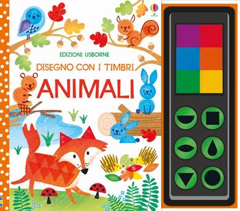 Animali. Ediz. a colori. Con gadget - Fiona Watt - Libro Usborne 2019, Disegno con i timbri | Libraccio.it