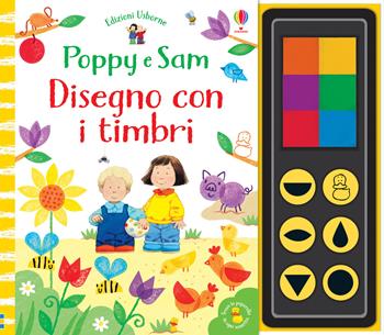 Disegno con i timbri. Poppy e Sam. Con gadget - Sam Taplin - Libro Usborne 2019, Disegno con i timbri | Libraccio.it