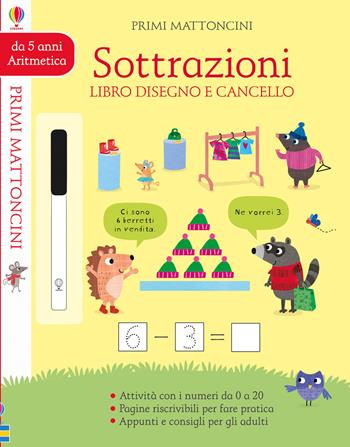 Sottrazioni. Libro disegno e cancello. Primi mattoncini. Ediz. a colori. Con gadget - Holly Bathie - Libro Usborne 2019, Aritmetica | Libraccio.it