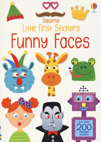 Funny faces. Little first stickers. Con adesivi. Ediz. a colori - Sam Smith - Libro Usborne 2021, Usborne English Readers | Libraccio.it