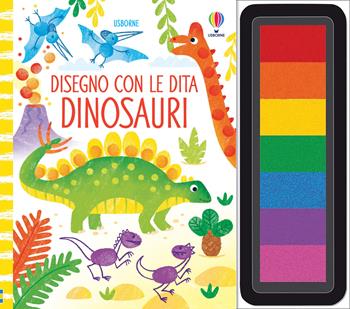 Dinosauri. Ediz. a colori. Ediz. a spirale. Con gadget - Fiona Watt - Libro Usborne 2019, Disegno con le dita | Libraccio.it