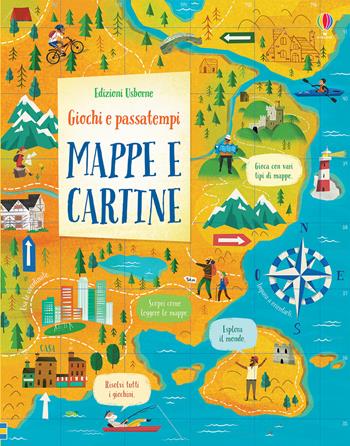 Mappe e cartine. Giochi e passatempi - Eddie Reynolds, Darran Stobbart, Akpojaro Jordan - Libro Usborne 2020 | Libraccio.it