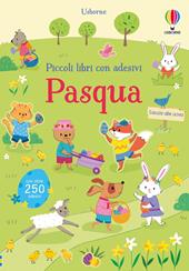 Pasqua. Piccoli libri con adesivi. Ediz. a colori