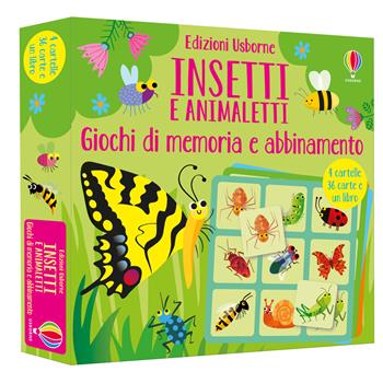 Insetti e animaletti. Ediz. a colori. Con gadget. Con 36 Carte - Kate Nolan - Libro Usborne 2020, Giochi di memoria e abbinamento | Libraccio.it