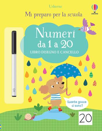 Numeri da 1 a 20. Ediz. a colori. Con pennarello - Jessica Greenwell - Libro Usborne 2021, Disegno e cancello. Mi preparo per la scuola | Libraccio.it