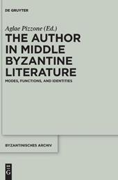 The Author in Middle Byzantine Literature