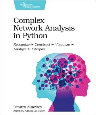 Complex Network Analysis in Python - Dmitry Zinoviev - Libro The Pragmatic Programmers | Libraccio.it