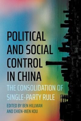 Political and Social Control in China  - Libro ANU Press | Libraccio.it