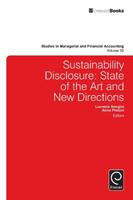 Sustainability Disclosure  - Libro Emerald Publishing Limited, Studies in Managerial and Financial Accounting | Libraccio.it