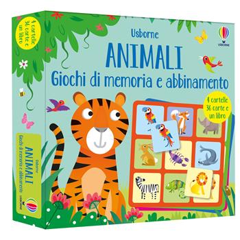 Animali. Ediz. a colori. Con 4 cartelle. Con libro illustrato - Kate Nolan - Libro Usborne 2022, Giochi di memoria e abbinamento | Libraccio.it