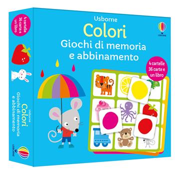 Colori. Con 4 cartelle. Con Libro in brossura - Kate Nolan - Libro Usborne 2022, Giochi di memoria e abbinamento | Libraccio.it