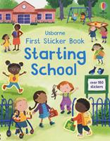 First sticker book. Starting school. Ediz. a colori - Holly Bathie - Libro Usborne 2023 | Libraccio.it