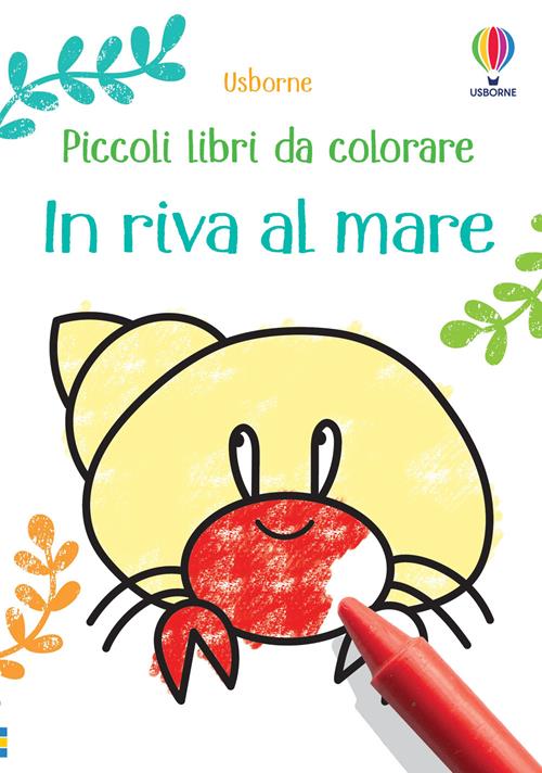 In riva al mare. Piccoli libri da colorare. Ediz. a colori Kate Nolan Libro Usborne 2022