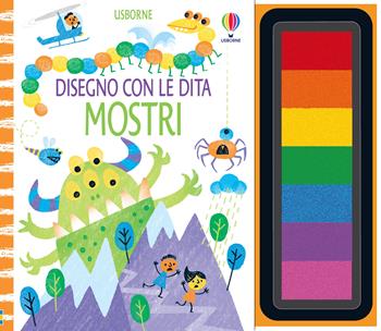Mostri. Ediz. a spirale. Con pannello di inchiostro - Fiona Watt - Libro Usborne 2022, Disegno con le dita | Libraccio.it