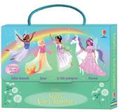 Valigetta. Vesto le bamboline. Ediz. a colori. Vol. 4: Fatine danzanti-Sirene-Le fate principesse-Unicorni