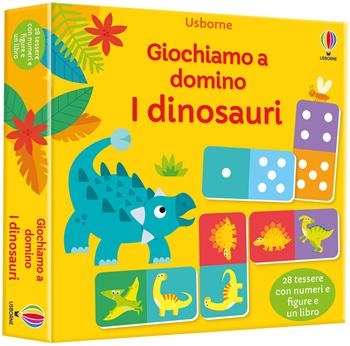 Dinosauri. Ediz. a colori. Con 28 tessere domino - Kate Nolan - Libro Usborne 2023, Giochiamo a domino | Libraccio.it