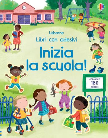 Inizia la scuola! Ediz. a colori. Con Adesivi - Holly Bathie - Libro Usborne 2023, Libri con adesivi. A partire da 3 anni | Libraccio.it