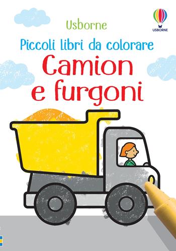 Camion e furgoni. Ediz. illustrata - Kate Nolan - Libro Usborne 2023, Piccoli libri da colorare | Libraccio.it