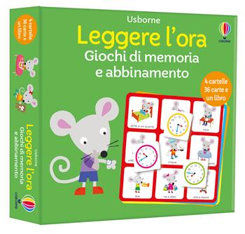 Leggere l'ora. Ediz. a colori. Con 4 cartelle. Con libro illustrato - Kate Nolan - Libro Usborne 2024, Giochi di memoria e abbinamento | Libraccio.it