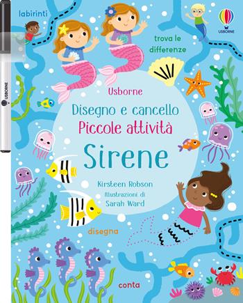 Sirene. Ediz. a colori. Con pennarello - Kirsteen Robson - Libro Usborne 2023, Disegno e cancello. Piccole attività | Libraccio.it