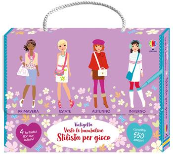 Valigetta Vesto le bamboline. Stilista per gioco. Con adesivi - Fiona Watt - Libro Usborne 2024, Valigette Usborne | Libraccio.it