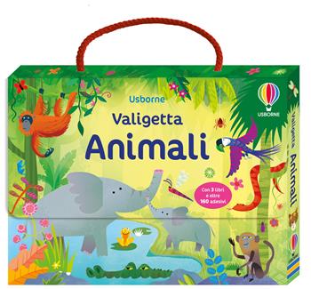 Animali. Valigetta. Con adesivi. Ediz. a colori  - Libro Usborne 2024, Valigette Usborne | Libraccio.it