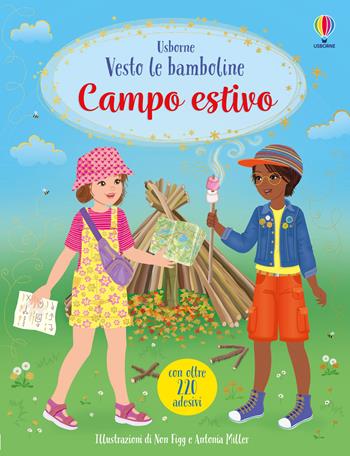 Campo estivo. Con adesivi. Ediz. a colori - Fiona Watt - Libro Usborne 2025, Vesto le bamboline | Libraccio.it