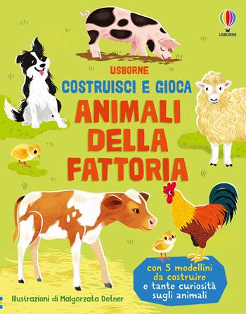 Animali della fattoria. Ediz. illustrata - Abigail Wheatley - Libro Usborne 2025, Costruisci e gioca | Libraccio.it