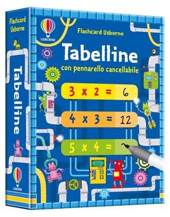 Tabelline. Ediz. illustrata. Con pennarello - Kirsteen Robson - Libro Usborne 2025, Flashcard | Libraccio.it