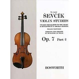 Otakar Sevcik - the Original Sevcik Violin Studies Op. 7 Part 2 - violino  - Libro Bosworth 2007 | Libraccio.it
