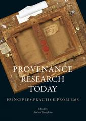 Provenance Research Today