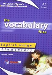 The vocabulary files. Level A1. Student's book. Con espansione online.
