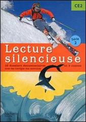 Lecture silencieuse. CE2. Pochette élève avec 16 documentaires et 2 contes, avec les corrigés des exer.