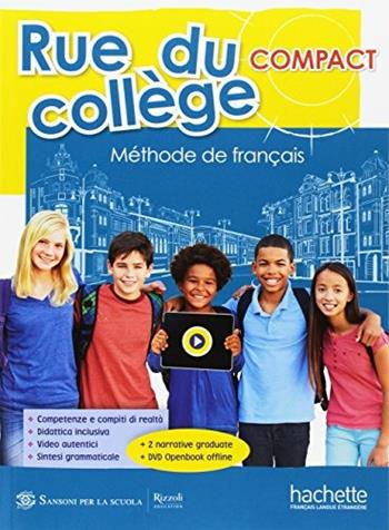 Rue du college compact. Openbook-Livre & cahier-Extrakit. Con e-book. Con DVD-ROM  - Libro Hachette 2017 | Libraccio.it
