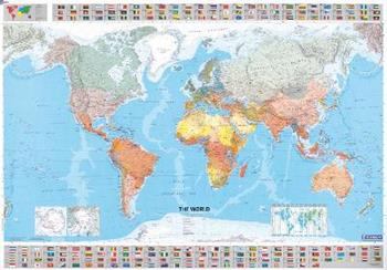 Il mondo 1:28.500.000. Carta plastificata  - Libro Michelin Éditions 2015, Carte murali | Libraccio.it