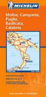 Molise, Campania, Puglia, Basilica Calabria 1:400.000  - Libro Michelin Éditions 2007, Carte regionali | Libraccio.it