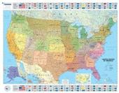 U.S.A. Politica 1:3.850.000. Carta plastificata