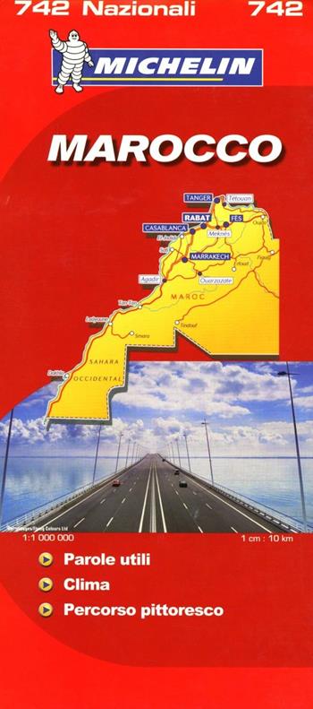 Marocco 1:1.000.000  - Libro Michelin Éditions 2011, Carte nazionali | Libraccio.it