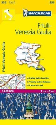 Friuli-Venezia Giulia 1:200.000  - Libro Michelin Italiana 2016, Carte locali | Libraccio.it