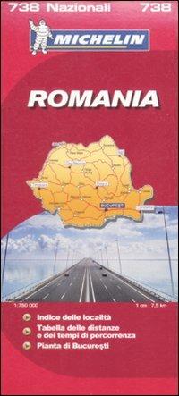 Romania 1:750.000  - Libro Michelin Éditions 2011, Carte nazionali | Libraccio.it