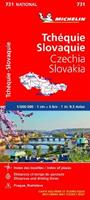 Carte Tchéquie, Slovaquie/Czechia 1:600.000  - Libro Michelin Éditions 2021, Carte nazionali | Libraccio.it