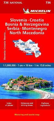 Slovenia-Croatia-Bosnia  - Libro Michelin Éditions 2023, Carte nazionali | Libraccio.it