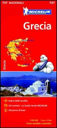 Grecia 1:700.000  - Libro Michelin Éditions 2016, Carte nazionali | Libraccio.it