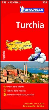 Turchia 1:1.000.000  - Libro Michelin Éditions 2013, Carte nazionali | Libraccio.it