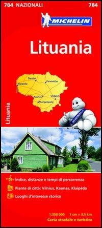 Lituania 1:350.000  - Libro Michelin Éditions 2012, Carte nazionali | Libraccio.it