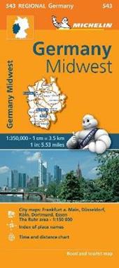 Germany Midwest 1:350.000