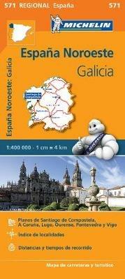 España Noreste. Galicia 1:400.000  - Libro Michelin Italiana 2015, Carte regionali | Libraccio.it