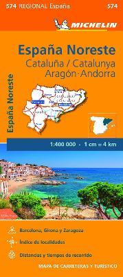 España Noreste. Cataluña/Catalunya. Aragón. Andorra. 1:400.000  - Libro Michelin Éditions 2016, Carte regionali | Libraccio.it