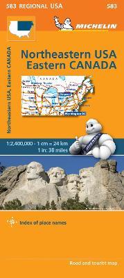 Northeastern USA, Eastern Canada 1:2.400.000  - Libro Michelin Éditions 2016, Carte regionali | Libraccio.it